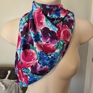 Triangle Floral Scarf